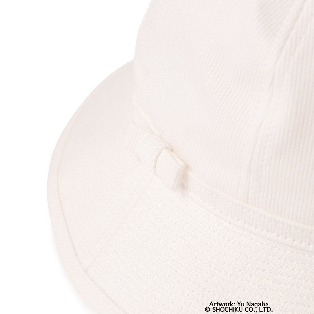 Ozu Yasujiro X BEAMS Japan Bucket Hat - White