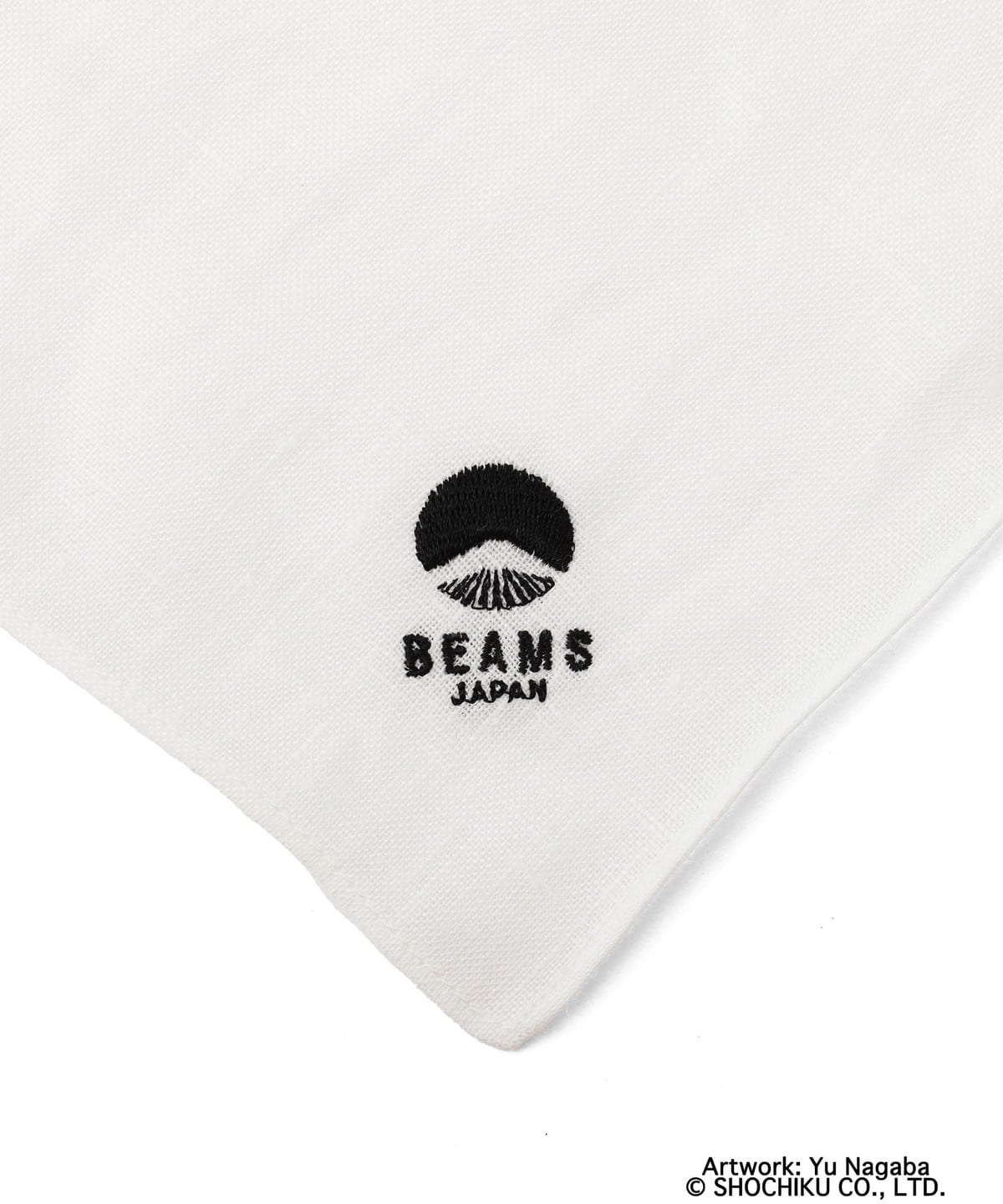 Ozu Yasujiro 小津安二郎 X BEAMS Japan Embroidered Handkerchief