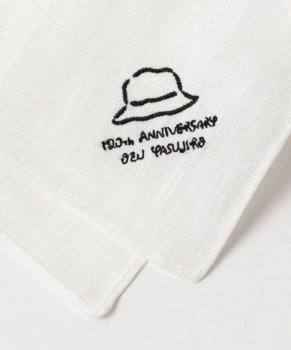 Ozu Yasujiro X BEAMS Japan Embroidered Handkerchief