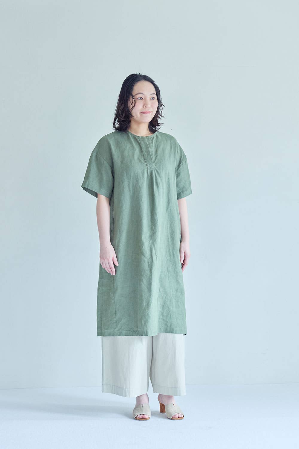 Fog Linen Work Helga Dress Citronelle