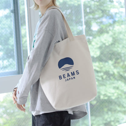 EVERGREEN WORKS X BEAMS Japan Tote Bag (White X Indigo)