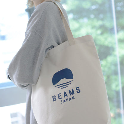 EVERGREEN WORKS X BEAMS Japan Tote Bag (White X Indigo)