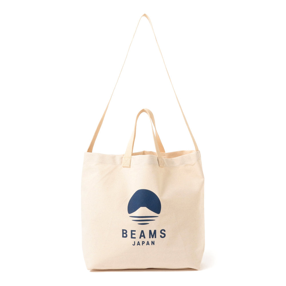 BEAMS Japan Cross Body Bag (White x Indigo)