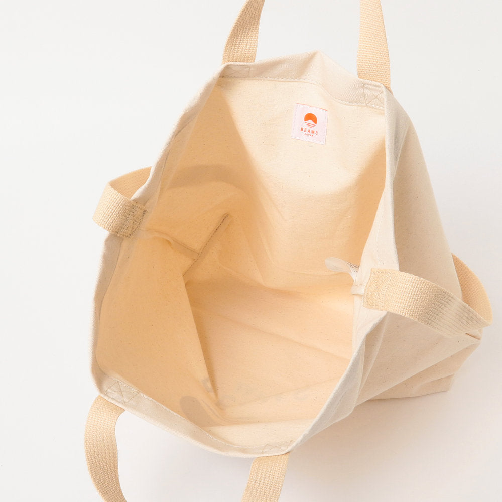 BEAMS Japan Cross Body Bag (White x Indigo)