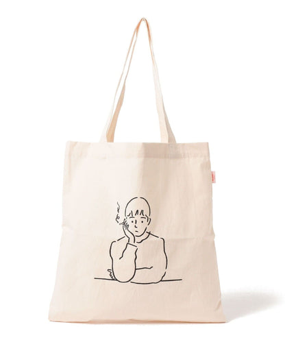 Ozu Yasujiro 小津安二郎 X BEAMS Japan Tote Bag - Tokyo Twilight