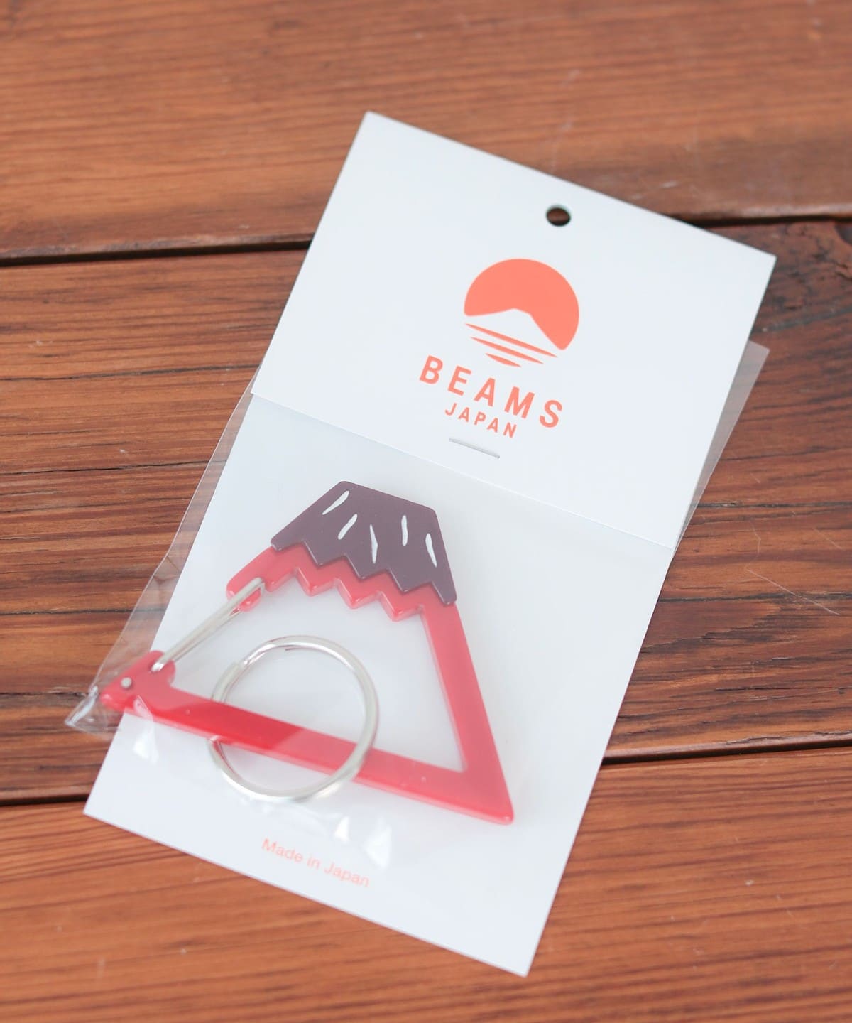 BEAMS JAPAN Mt. Fuji Keychain (Blue/Red)