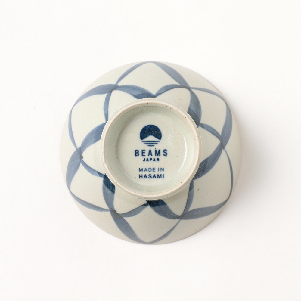 Beams Japan x Hasami Hand-painted Pattern Rice Bowl