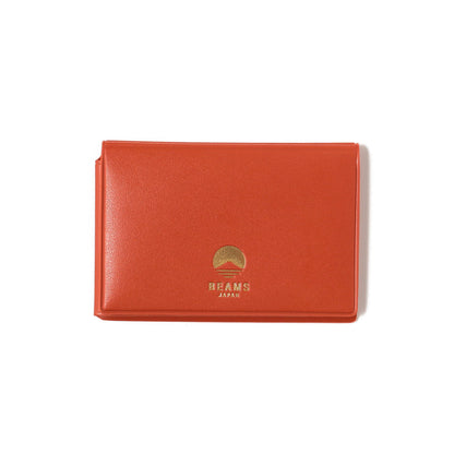 HIGHTIDE × BEAMS Japan 3-pocket Card Case - Orange