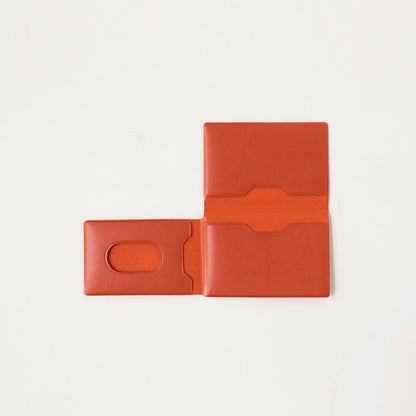 HIGHTIDE × BEAMS Japan 3-pocket Card Case - Orange