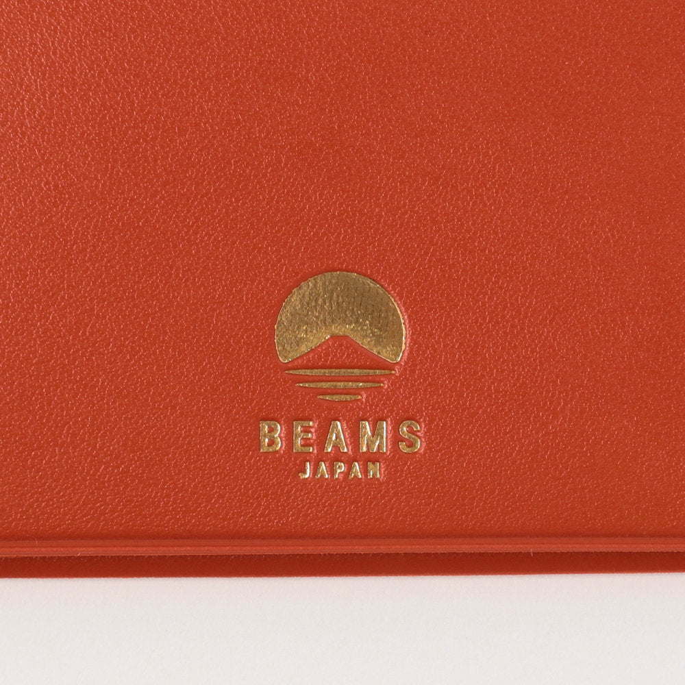 HIGHTIDE × BEAMS Japan 3-pocket Card Case - Orange