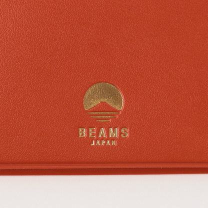 HIGHTIDE × BEAMS Japan 3-pocket Card Case - Orange