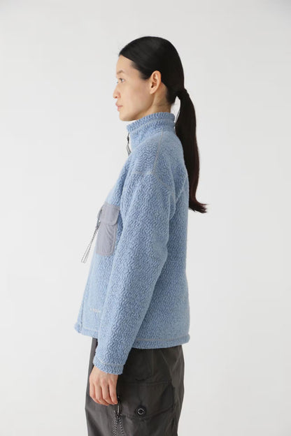 And Wander Woman's Wool Zip Sweater - Blue