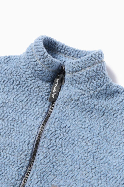 And Wander Woman's Wool Zip Sweater - Blue