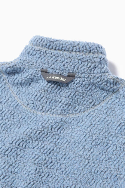 And Wander Woman's Wool Zip Sweater - Blue