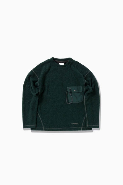 And Wander Woman's Wool Crew Neck - Green