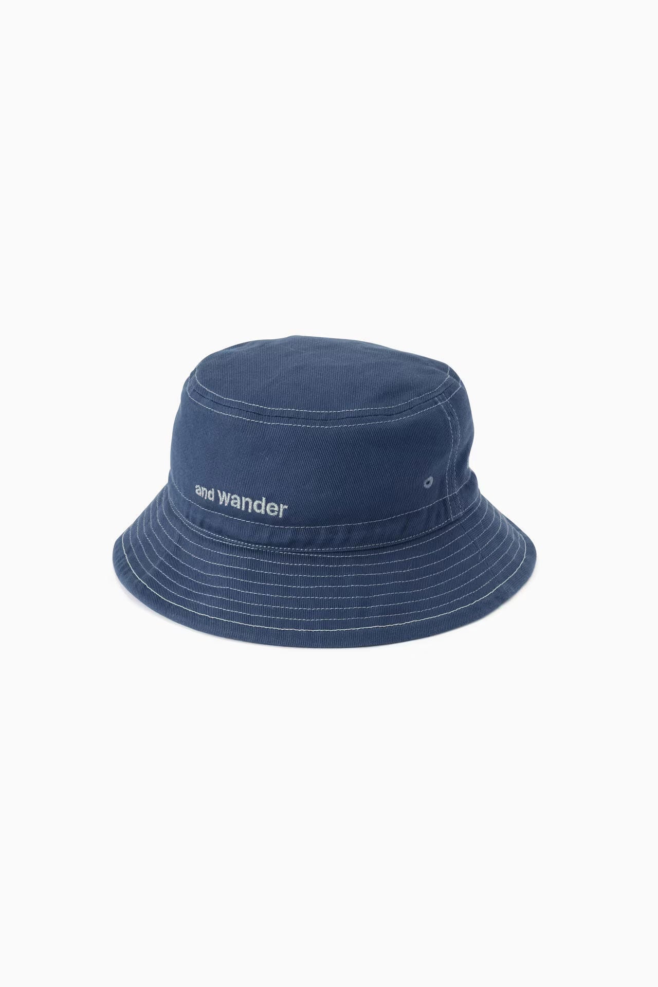 And Wander Bucket Hat - Cotton Twill Blue