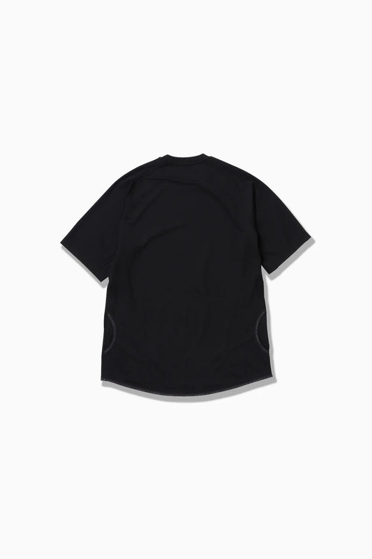 And Wander Dry Jersey Raglan T-Shirt - Black
