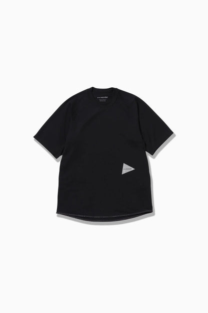 And Wander Dry Jersey Raglan T-Shirt - Black