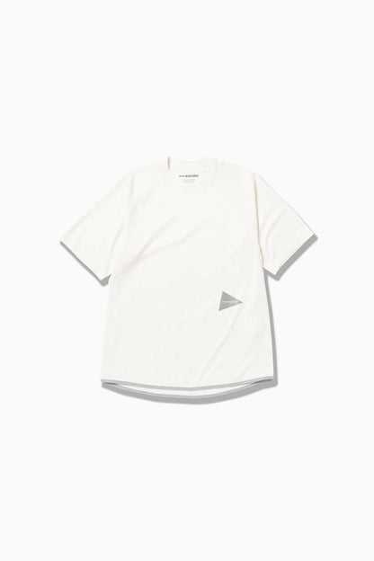 And Wander Dry Jersey Raglan T-Shirt - White