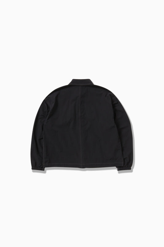 And Wander Unisex Crinkled Nylon Shirt Jacket