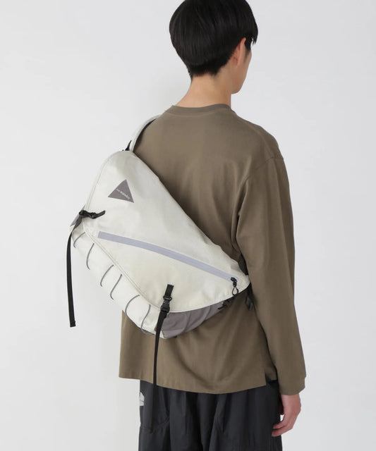 And Wander Ocean Rip Messenger Bag - Off-white