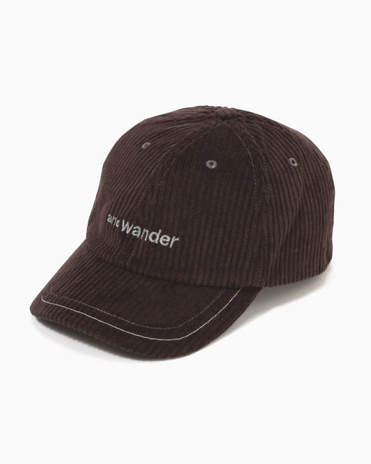 And Wander Corduroy Cap - Brown
