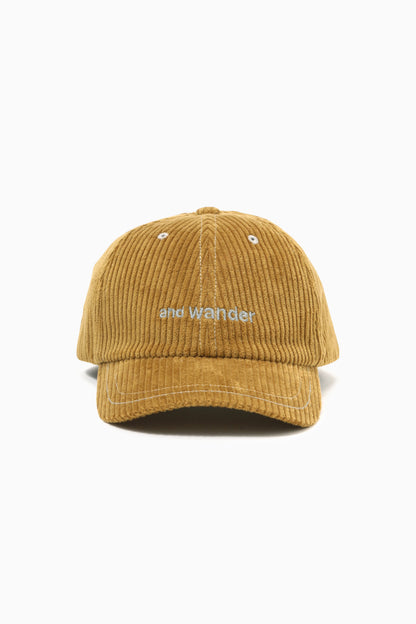 And Wander Corduroy Cap - Camel