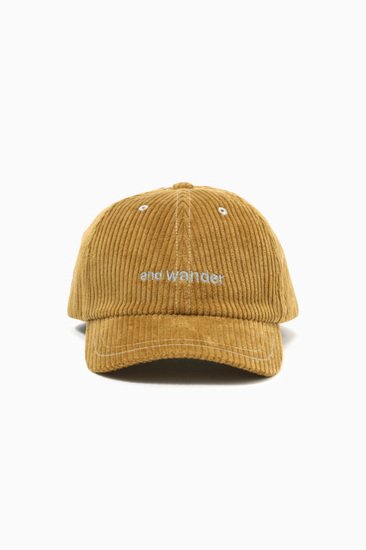 And Wander Corduroy Cap - Camel
