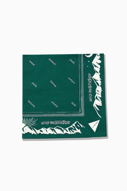 And Wander Reflective Words Bandana - 3 Colours