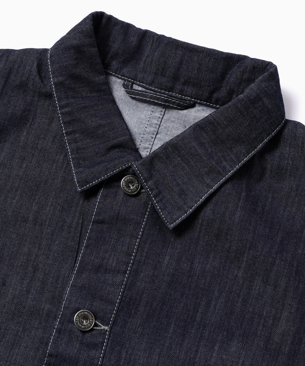 And Wander Dry Easy Denim Cropped Shirt
