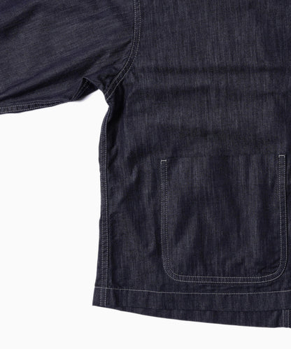 And Wander Dry Easy Denim Cropped Shirt