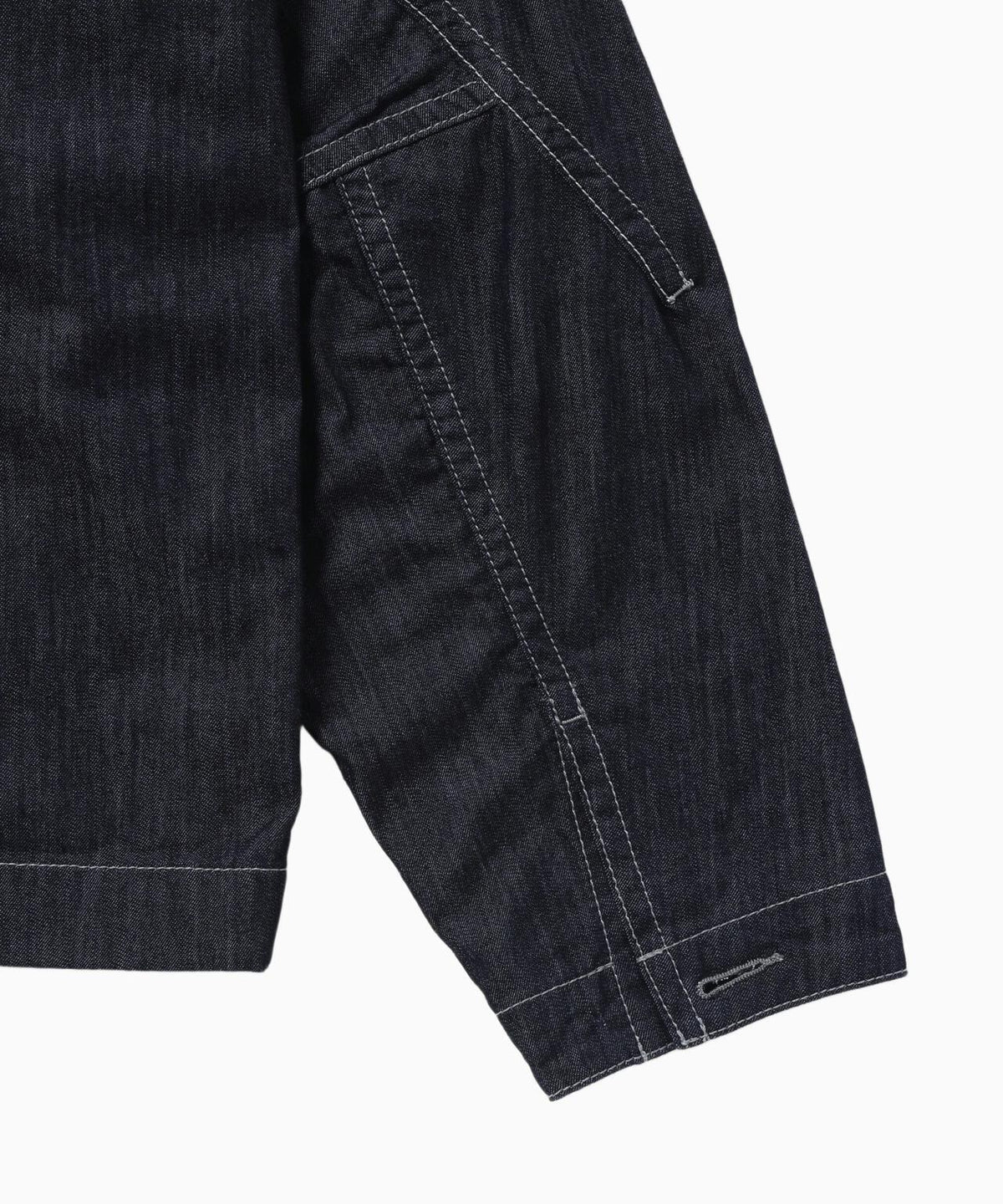 And Wander Dry Easy Denim Cropped Shirt
