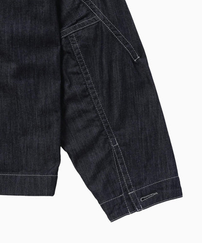 And Wander Dry Easy Denim Cropped Shirt