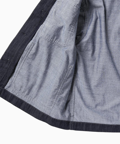And Wander Dry Easy Denim Cropped Shirt