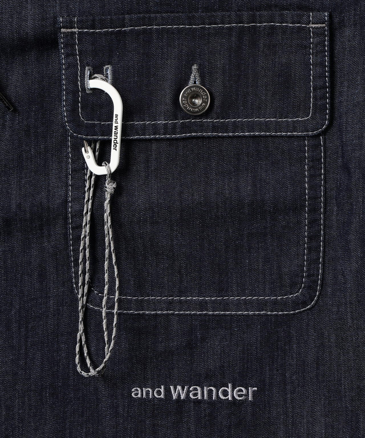 And Wander Dry Easy Denim Pullover