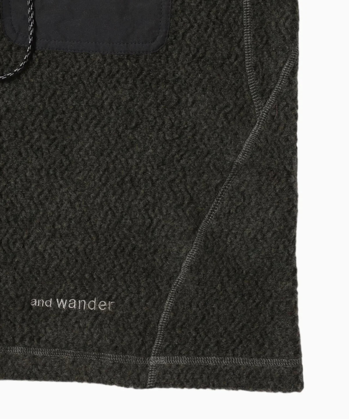 And Wander Women's Re Wool Crew Neck - Khaki
