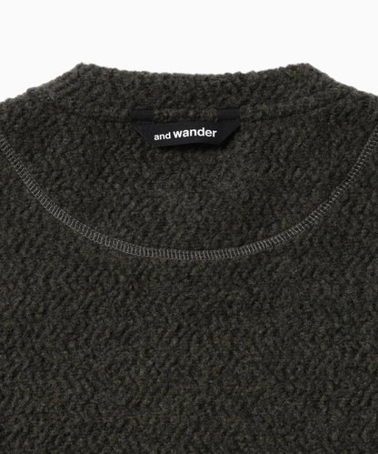 And Wander Women's Re Wool Crew Neck - Khaki