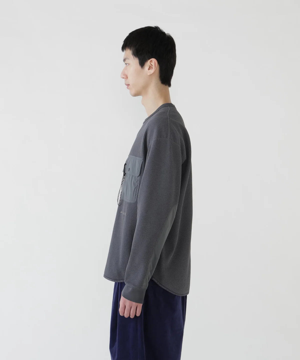 And Wander Men's PE Waffle Tee - Black
