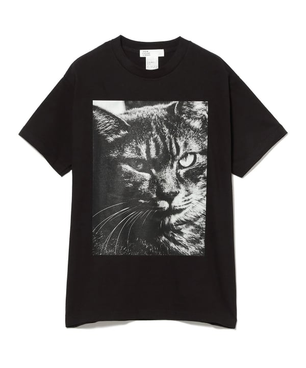 Beams Japan x Daido Moriyama Cat T-shirt - Black