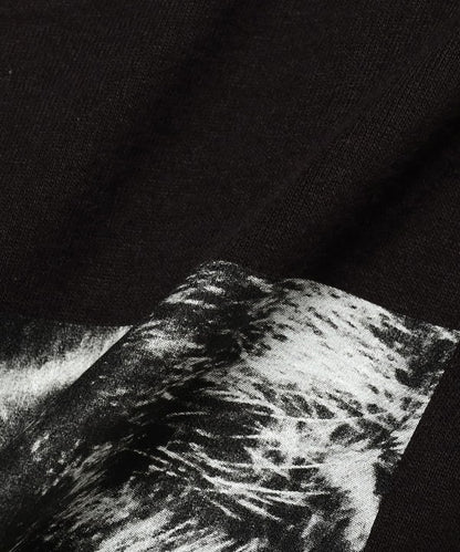 Beams Japan x Daido Moriyama Cat T-shirt - Black