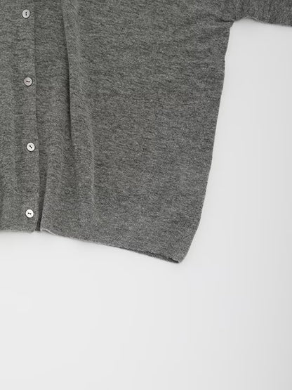 evam eva Wool/Cashmere Cardigan - Grey