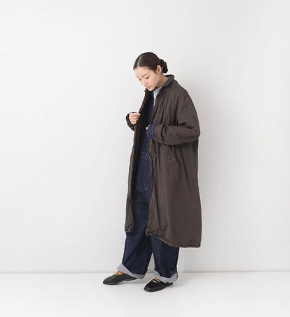 Veritecoeur Garment Dyed Coat - Dark Brown