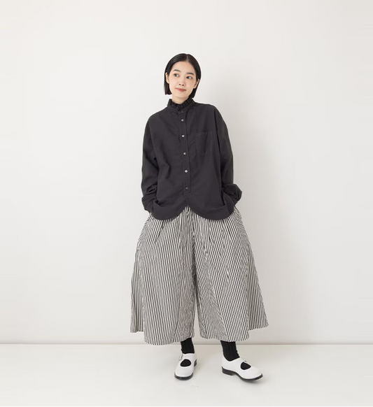 Veritecoeur Gathered Frill Shirt-2878 A