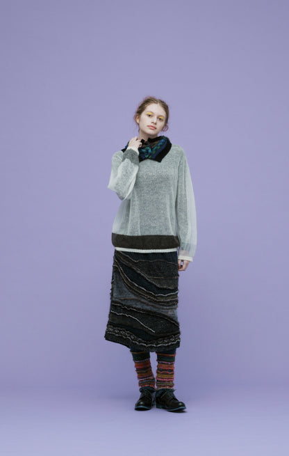 M & Kyoko Knitted Skirt - Black