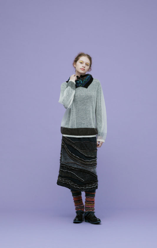 M & Kyoko Knitted Skirt - Black