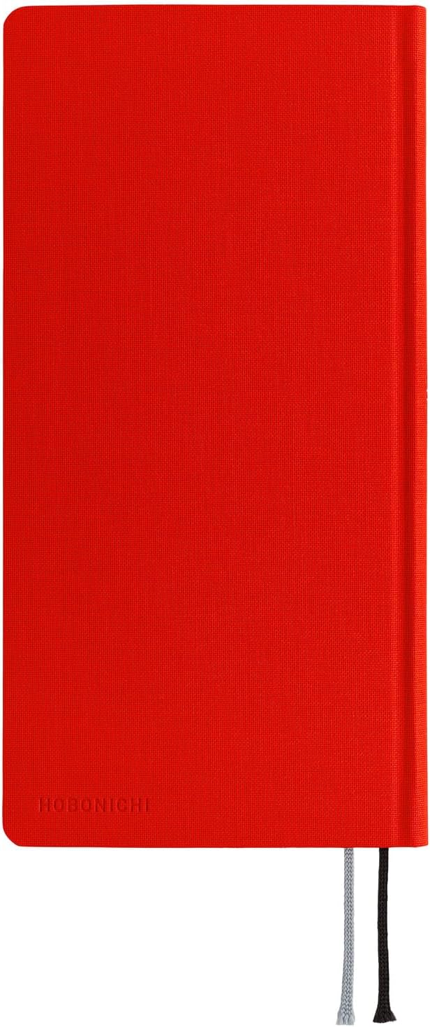 Hobonichi Techo 2027 Planner English Version - Poppy Red