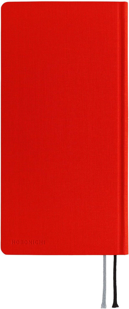 Hobonichi Techo 2027 Planner English Version - Poppy Red