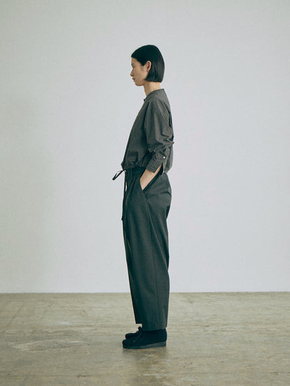 Nicholson & Nicholson Leno Stretched Wool Pants - Charcoal