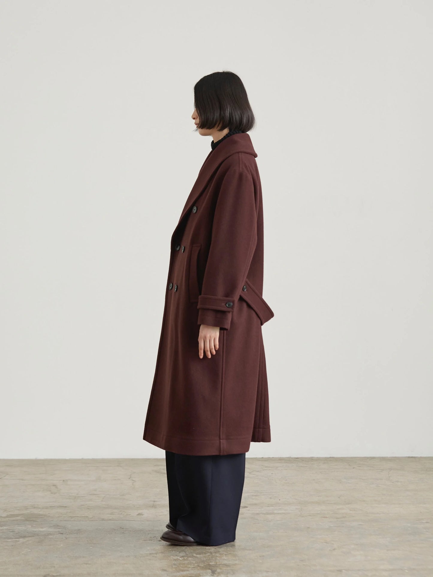 Nicholson & Nicholson Morris Wool Coat - Brown