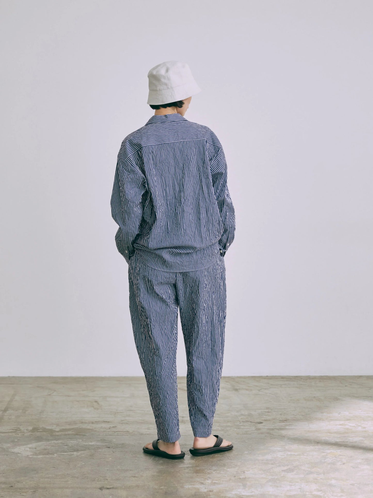[Arriving Soon] Nicholson & Nicholson Rito-CC Pants - Navy Stripe